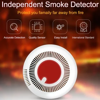 

Smoke Detector Smoke Alarm fire detection Battery Powered First Alert Emergency Standards Fire Detection System
