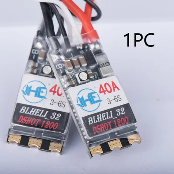 

1PC BLHELI 32-Bit Electrically Controlled 40A Dshot1200/3-6S/RGB LED Crossing-Drone DIY Spare Parts for RC Flight Controller