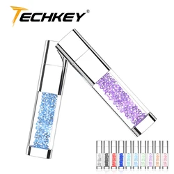 TECHKEY – clé usb en cristal diamant, support à mémoire de 4GB 8GB 16GB 32GB 64GB 128GB, lecteur flash, nouveau 