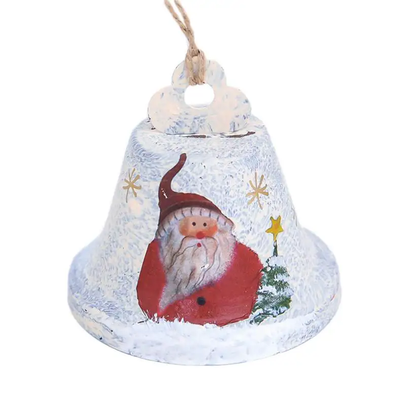Кованые искусственные Окрашенные рождественские колокольчики Рождественская елка шпажки, украшенные колокольчики - Цвет: A2