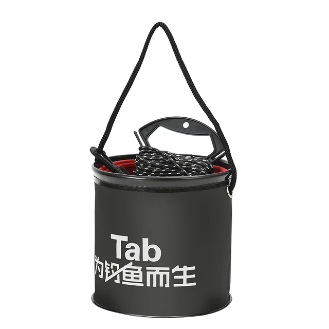 Outdoor Fishing Bucket Collapsible EVA Thick Live Fish Bucket