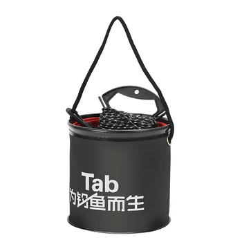 BEST DEAL ❤️ Thicken EVA Outdoor Folding 5L Fishing Bucket Live Fish Box Car Wash Bathroom Kitchen Bucket Fishing Bait Buckets Tackle Tools - discount item 30% OFF Sports & Entertainment