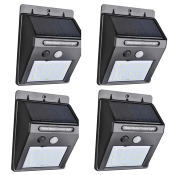 

1-4pcs Solar Led Light Motion Sensor Security Wall lamp Waterproof IP65 Outdoor Solar Lamp Garland Light For Garden Street Plaza