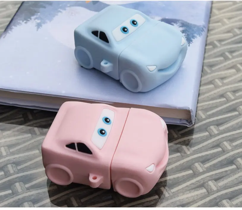 Мультяшные беспроводные Bluetooth наушники чехол для AirPods 2 мягкие силиконовые автомобильные наушники чехол для Airpods 1 2 защитный