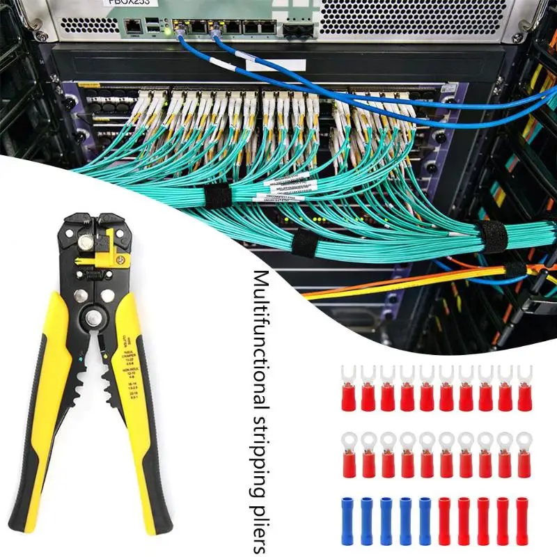 32 шт. обжимной инструмент для кабелей резак отличный прочный PP и сплав Многофункциональный автоматический инструмент для зачистки проводов многофункциональные инструменты для зачистки проводов