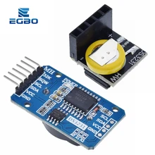 Egbo ds3231 at24c32 módulo iic precisão relógio módulo ds3231sn memória módulo ds3231 mini módulo tempo real 3.3v/5v para framboesa
