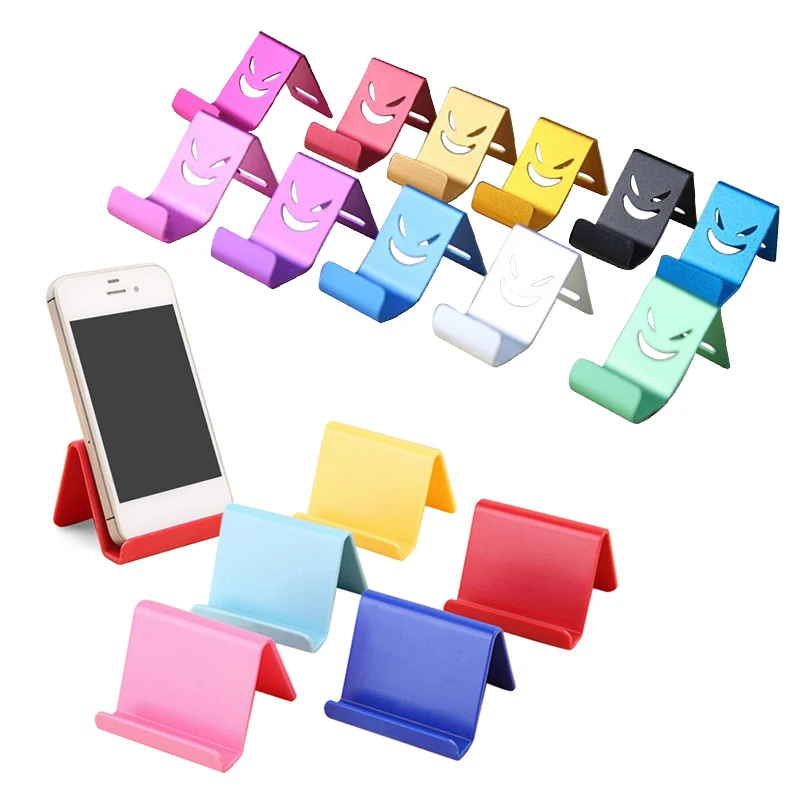 Цветной алюминиевый Портативный Складной автомобильный держатель для мобильного телефона, настольная подставка для iPhone huawei