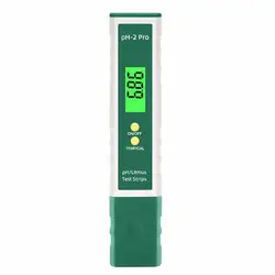 Ph mètre numérique à affichage LCD, testeur de tournesol 2.00 16.00 PH avec ph mètre ATC pour piscines d'eau potable 
