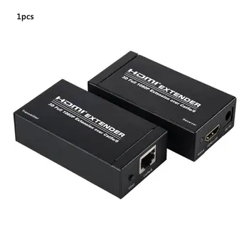 

Hdmi Single Wire Network 60 Meters Hdmi1.3 3D 1080P Extender Hdmi Extender Hd Hdmi Amplifier For Hdtv Dvd Tv Box T-505-Cd