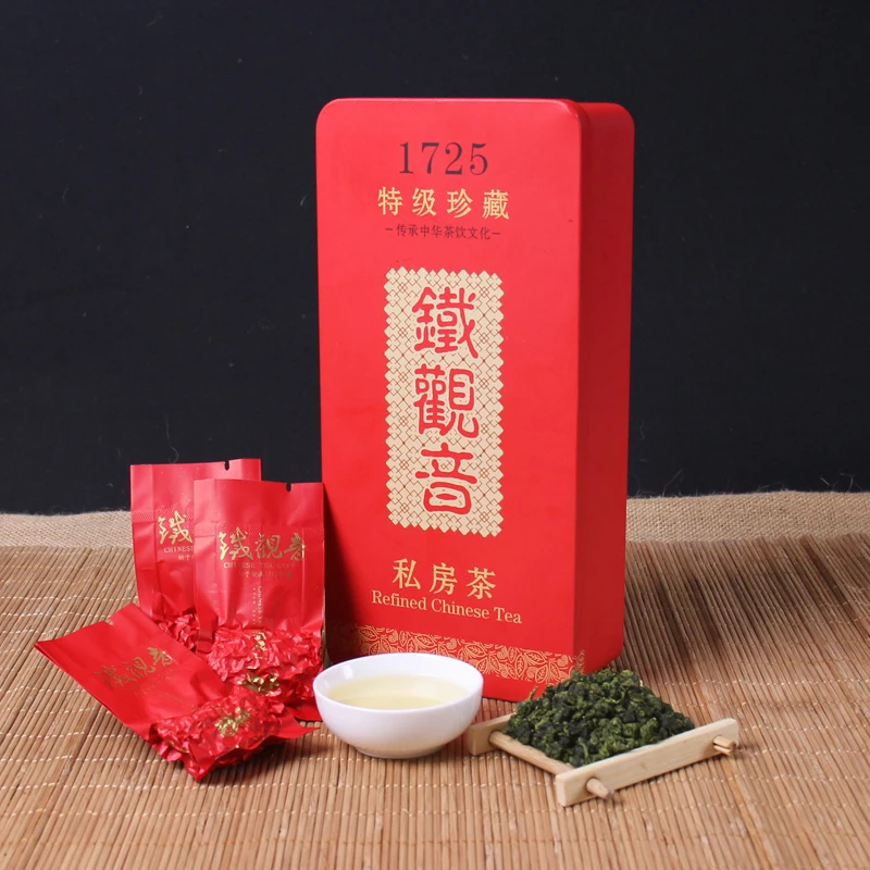 Горячая TieGuanYin превосходный чай улун 1725 органический зеленый чай Tie Guan Yin для свободного веса китайская зеленая пищевая Подарочная посылка