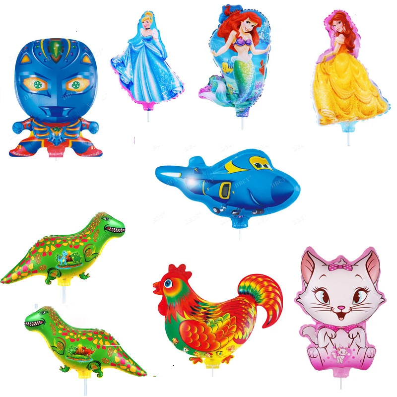 

1pc Hand Princess Holding Aluminum Foil Balloons With Clip Birthday Party Decorations Kids Aniversario Toys BabyShower globos