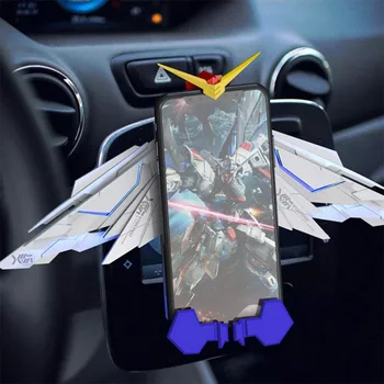

New1PCS Wireless Car Charger Mount Angel Wings Wireless Car Charger Infrared Sensor Car Mount Holder Charging Pad