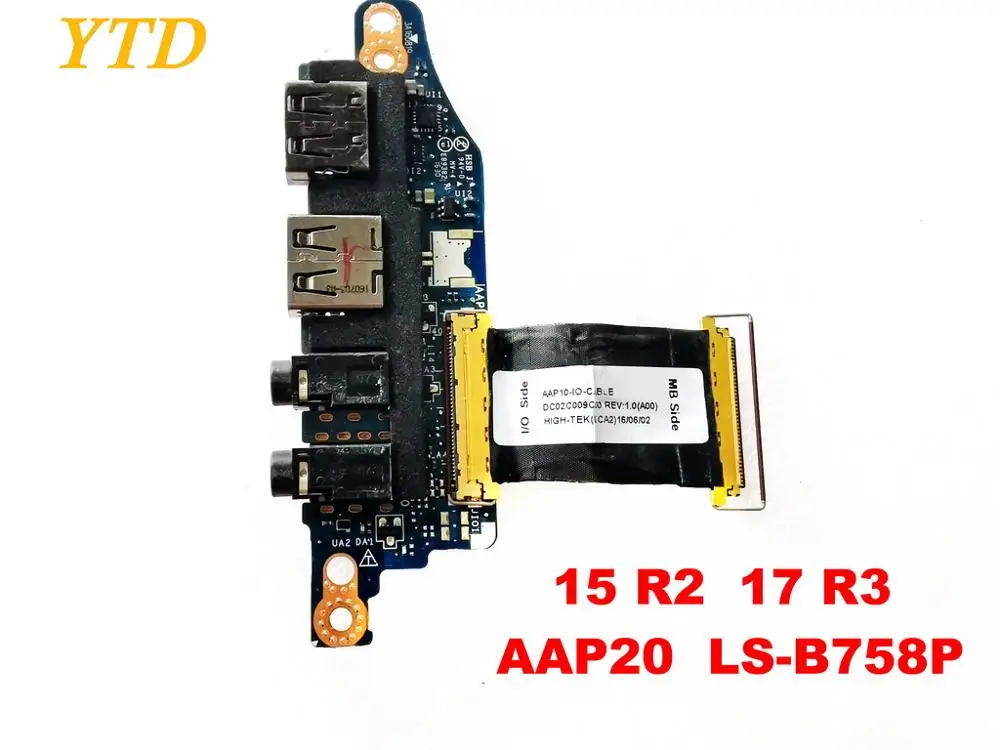 Для Dell 15 R2 17 R3 звуковая плата USB доска 15 R2 17 R3 AAP20 LS-B758P испытанное хорошее