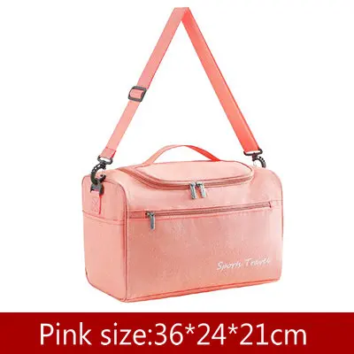 Большая вместительная сумка для фитнеса для женщин, спортивные сумки для спортзала, мужские походные сумки для хранения, влажные и сухие раздельные сумки для плавания - Цвет: Pink