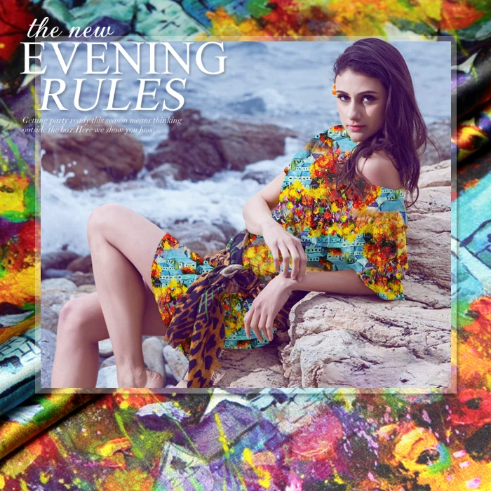 118 см атласная шелковая ткань с принтом МЕТР 19 мм мягкая эластичная шелковая атласная ткань рубашка платье спандекс ткань оптом шелковая ткань