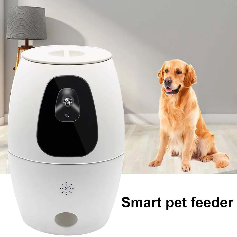 

Smart Pet Feeder WiFi App Control Automatic Cats Dog Food Dispenser with Camera