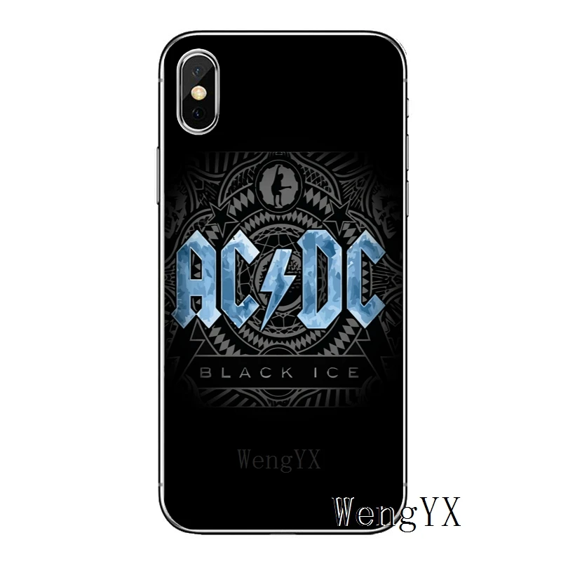 С принтом музыкальной группы ACDC AC DC для samsung Galaxy A10 A30 A40 A50 A60 A70 huawei P30 lite pro P Smart Y6 мягкий чехол