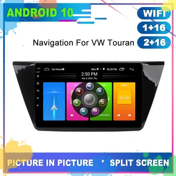 

Car Radio Android 10 Screen For VW Touran GPS Navigation Multimedia Cassette Recorder Player Full Touch Head Unit Autoradio 2Din
