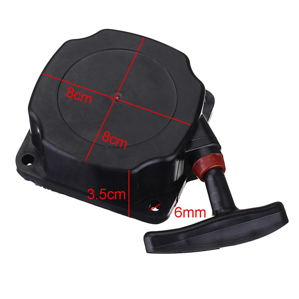 Universal Pull Start Recoil Puller Brush Cutter Strimmer Assembly ABS Recoil Pull Start Lawn Trimmer Parts Garden Tools engine recoil puller spring kit