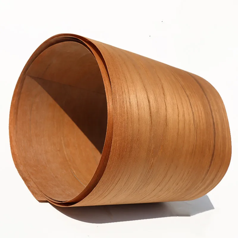 Chapa de madera de teca auténtica Natural, accesorio para muebles de  alrededor de 18cm x 2,5 m, 0,2mm de grosor, C/C, 2 unidades - AliExpress