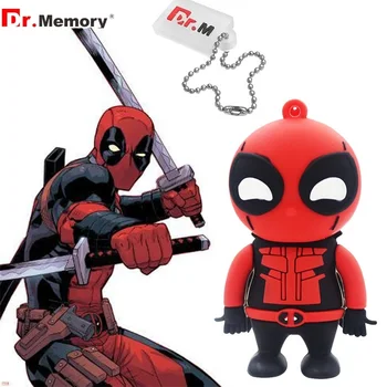 

USB 2.0 Flash Drive Cartoon Deadpool Minions Memory stick 128GB 64GB 32GB 16GB 8GB 4GB Marvel Comics Creative Pendrive Cool Gift
