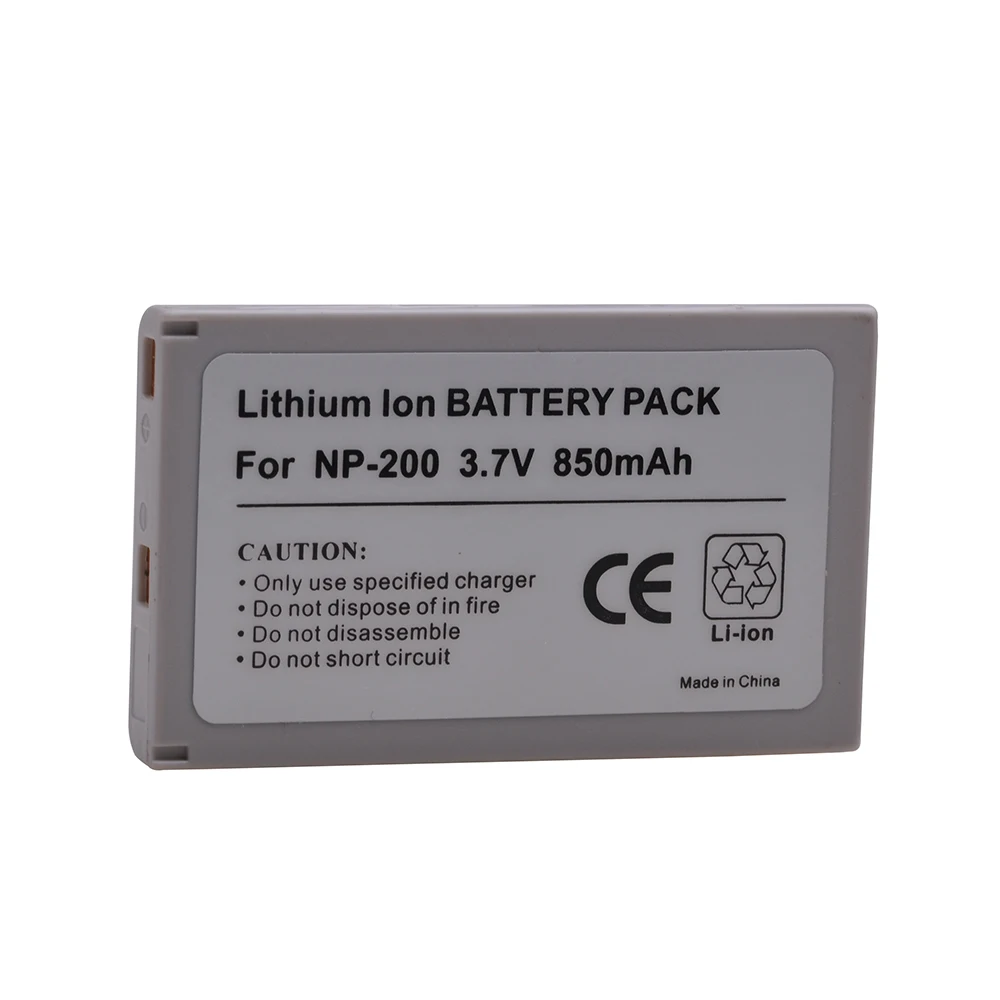 

850mAh NP-200 Li-ion Bateria NP 200 NP200 Camera Battery for KonicaMinolta DiMAGE Xg X Xi Xt Biz X20 X21 Digital Parts