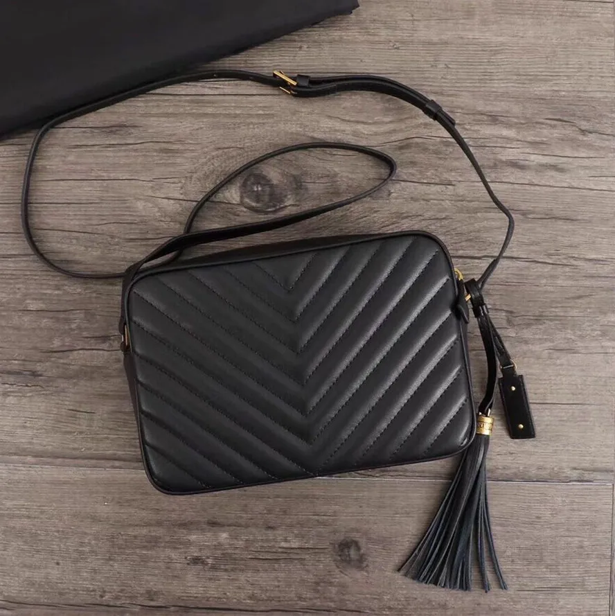 

Calfskin Caviar Chain Boy Bag Brand Black Genuine Leather Shoulder Bags Women Crossbody Bag Fashion Luxury Designer Best Quality