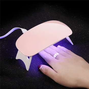 

Mini 6W LED UV Nail Dryer Curing Lamp Light Portable Gel Based Polishes Manicure X7JA