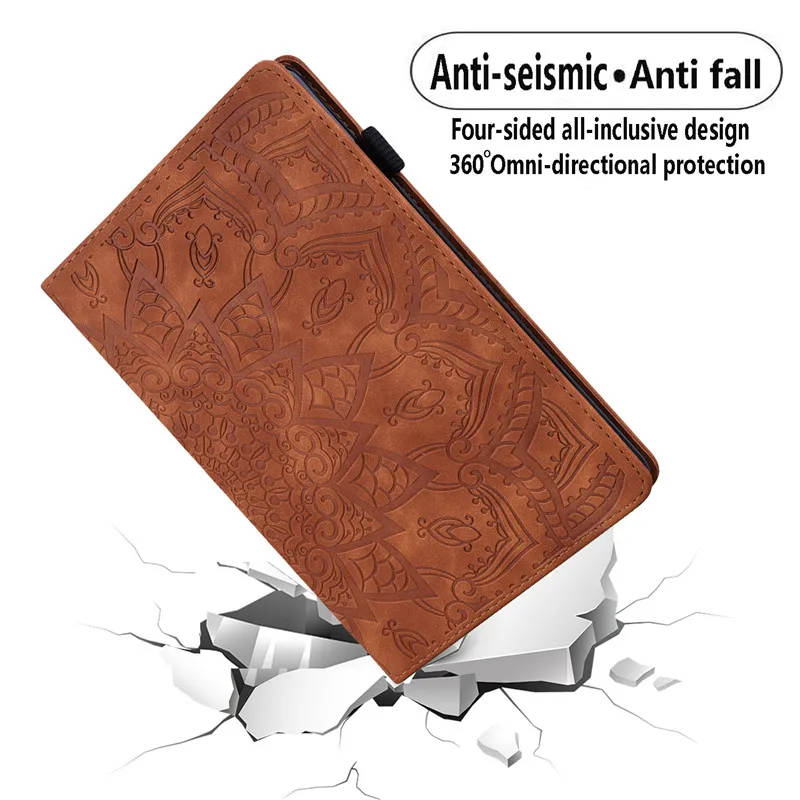 tablet capa para ipad pro caso emboss carteira de couro funda para ipad pro caso coque