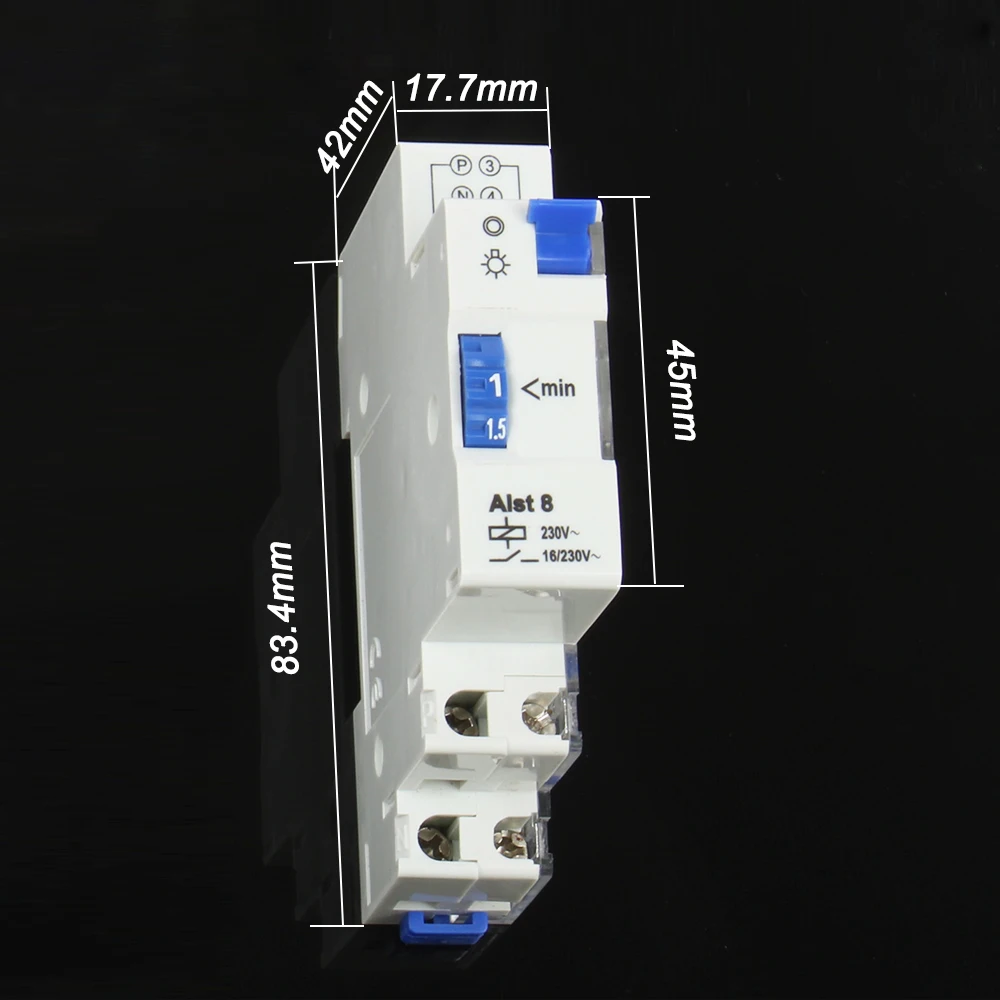 Контроллер лестницы ALST8 (E8) E8 16 А 220 В 1 7 минут|timer electric|timer switchtimer circuit |