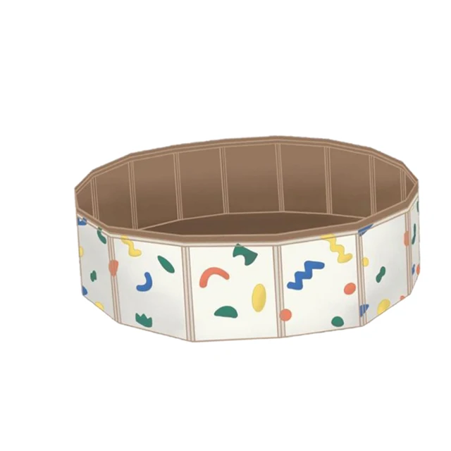 Portable Foldable Baby Swimming Pool Play Pool Fences Children Playpen Game Barrier Indoor Outdoor Collapsible with Drain Valve 5