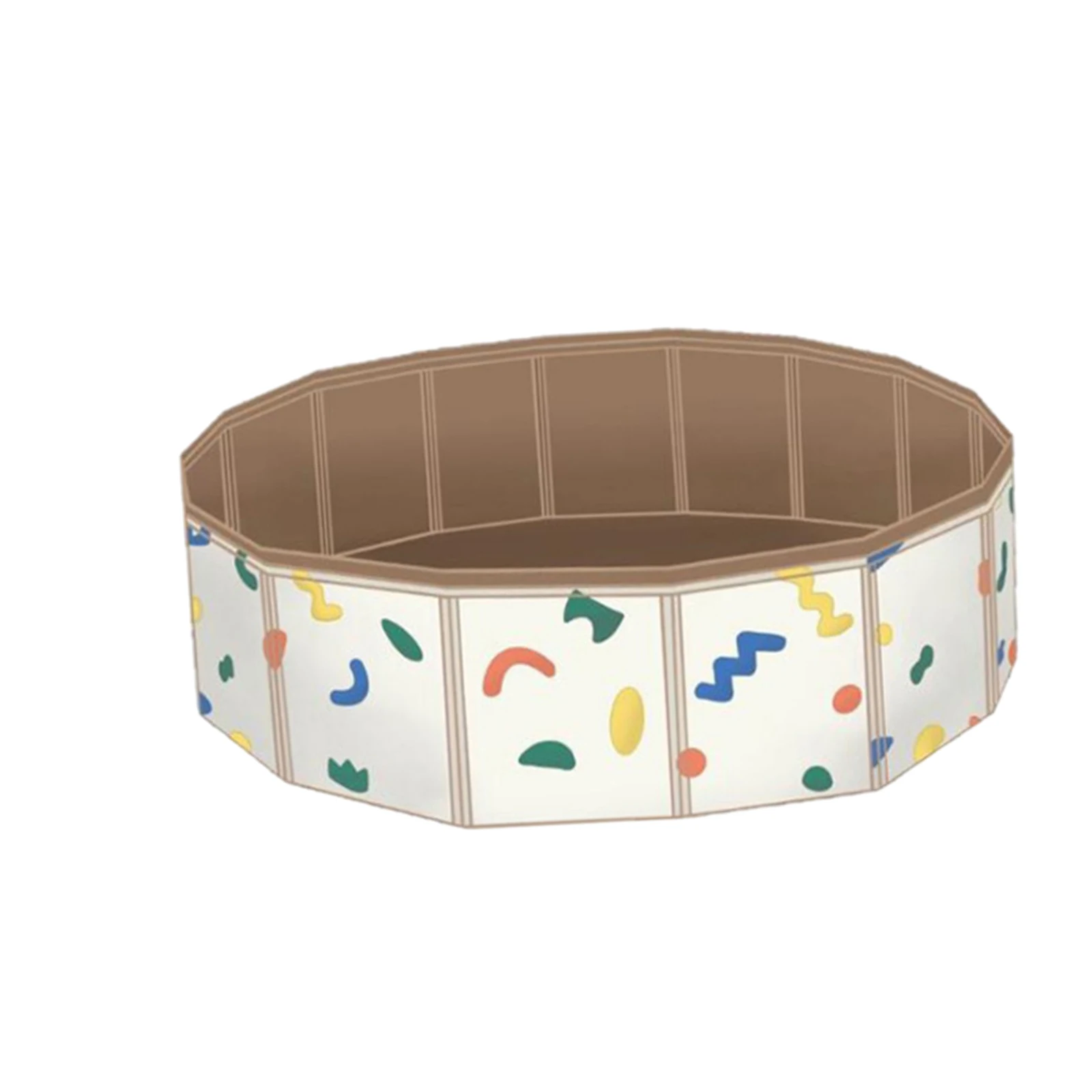 Portable Foldable Baby Swimming Pool Play Pool Fences Children Playpen Game Barrier Indoor Outdoor Collapsible with Drain Valve 5