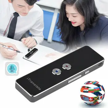 

Portable Bluetooth Smart Pocket Interpreter Intelligent Real Time Speech 40 Languages Translator Travel Business Traductor