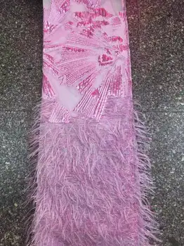 

top quality yaking-11.8707 french lace fabric african lace fabric with embroidery mesh tulle fabric
