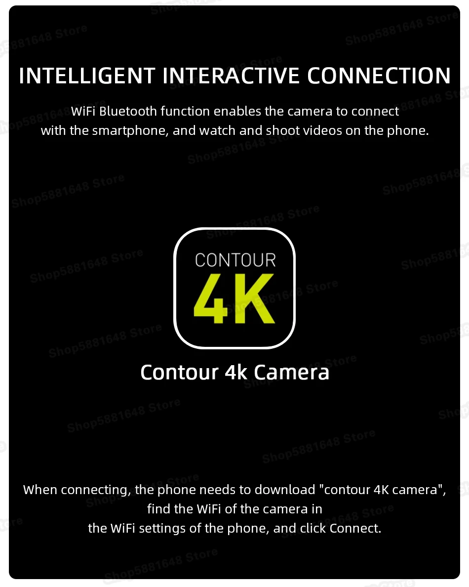 Telecamera Impermeabile Per Casco Da Moto 4K HD Modello C - Foto 10