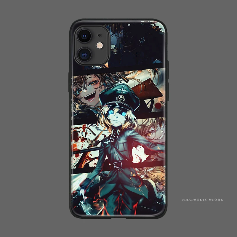 Таню модель солнечных очков von Degurechaff Youjo Senki аниме для iPhone 6 6s 7 8 plus X XR XS 11 Pro Max чехлы