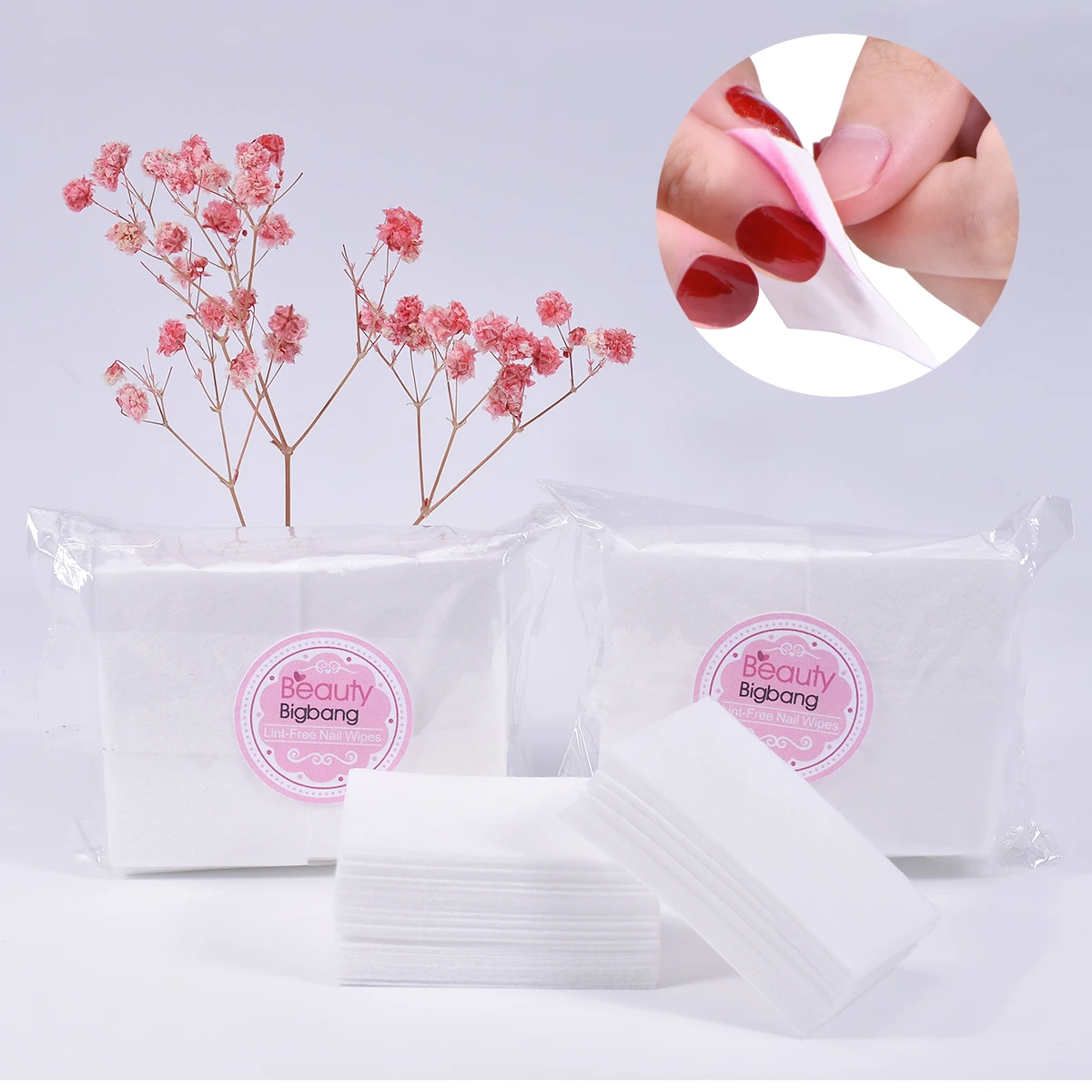 100PCS/Lot Nail Wipes Nail Polish Remover Nail Wipes Bath Manicure Gel Lint-Free Wipes 100%Cotton NToolapkins For Nails Nail art