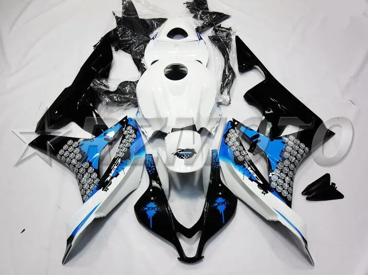 Литьевая Форма ABS мотоцикл полный обтекатель комплект подходит для Honda CBR600RR 600 07 08 F5 2007 2008 Обтекатели синий черный цвет