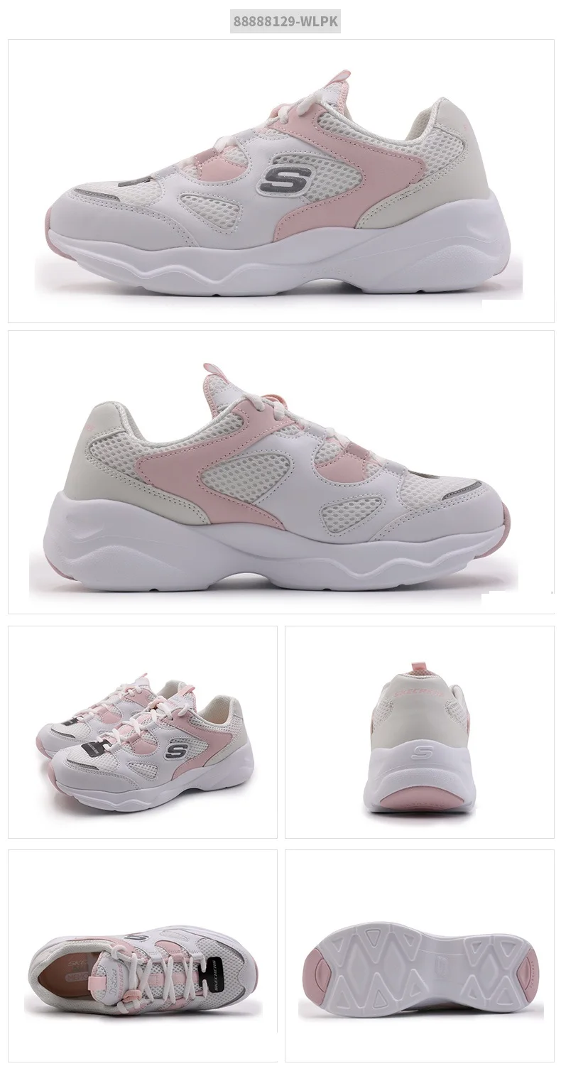 Skechers/обувь; женская повседневная обувь на платформе; удобная дышащая оригинальная спортивная обувь; Высококачественная обувь на плоской подошве; 88888129-BLK