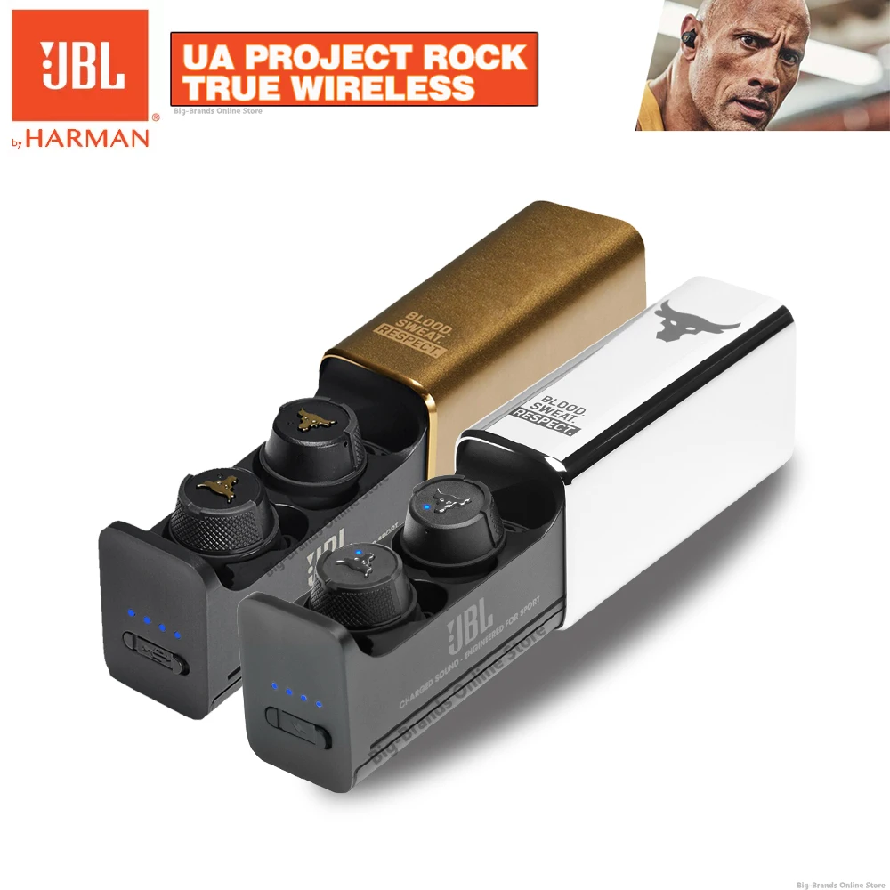 Оригинальные беспроводные Bluetooth-наушники JBL мкА Project Rock наушники-вкладыши IPX7