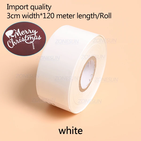 white ZONESUN 3 см рулоны золото серебро Горячая фольга тиснение бумаги ремесло бумага имитация медной фольги бумага для термопресса машина передачи - Цвет: white