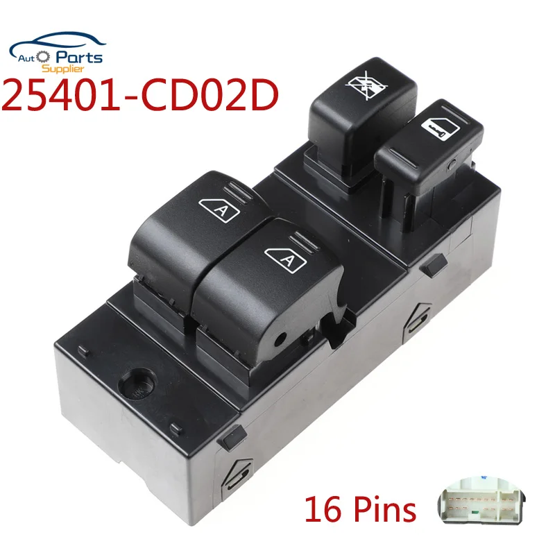 Переключатель управления главным окном автомобиля 25401-CD02D 25401-SH02H передний левый