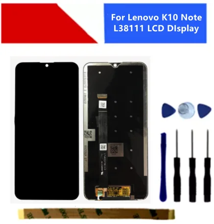 Оригинальный черный 6 3 дюймов для Lenovo K10 Note K10Note L38111 ЖК-дисплей сенсорный экран