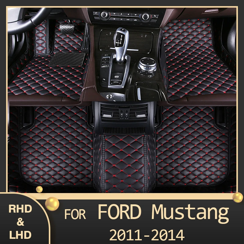 MIDOON Car floor mats for Ford Mustang 2011 2012 2013 2014 Custom auto