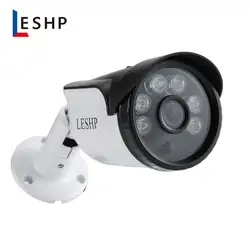 LESHP 960P HD Проводной Открытый IP66 Водонепроницаемый 1.3MP Камера 6 шт Массив светильников Поддержка Встроенный TF карты 8G Обнаружение движения