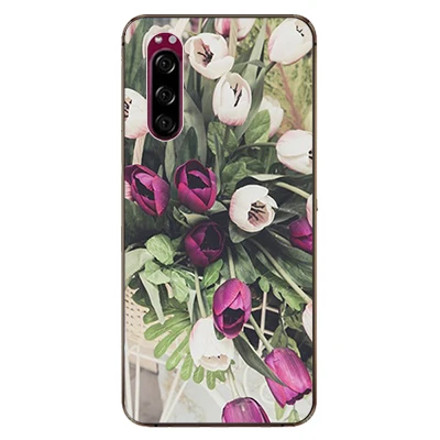 For Sony Xperia 5 J8210 J9210 J8270 Case 6.1'' Fashion silicone Back Cases for Sony Xperia 5 Phone Cover Protective Shells Coque - Цвет: W62