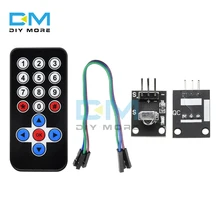 HX1838 Drahtlose IR Empfänger Modul Infrarot Fernbedienung Modul DIY Kit Für Arduino FÜR Raspberry Pi CR2025 Expansion board