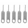 5Pcs Card Pin Burr-free Not Easy to Deform Compact Size SIM Card Tray Ejector Needle For Cellphone Eject Tool