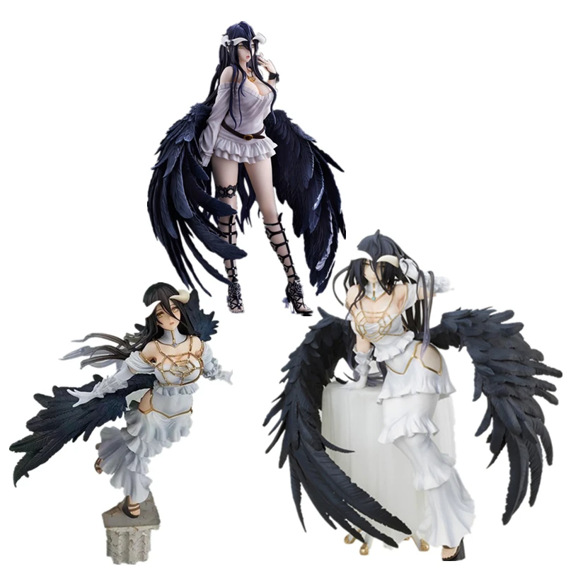 Anime Character Overlord Figure Albedo Flying Pose PVC Action Figures  Collection Model Toys doll gifts #776 _ - AliExpress Mobile