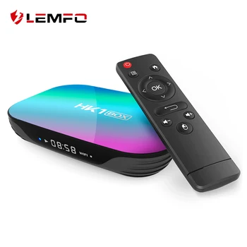 

LEMFO HK1 S905X3 Smart TV Box Android 9.0 4GB 128G Support 8K USB 3.0 1000M Google Play Netflix Youtube Media Player Set Top Box